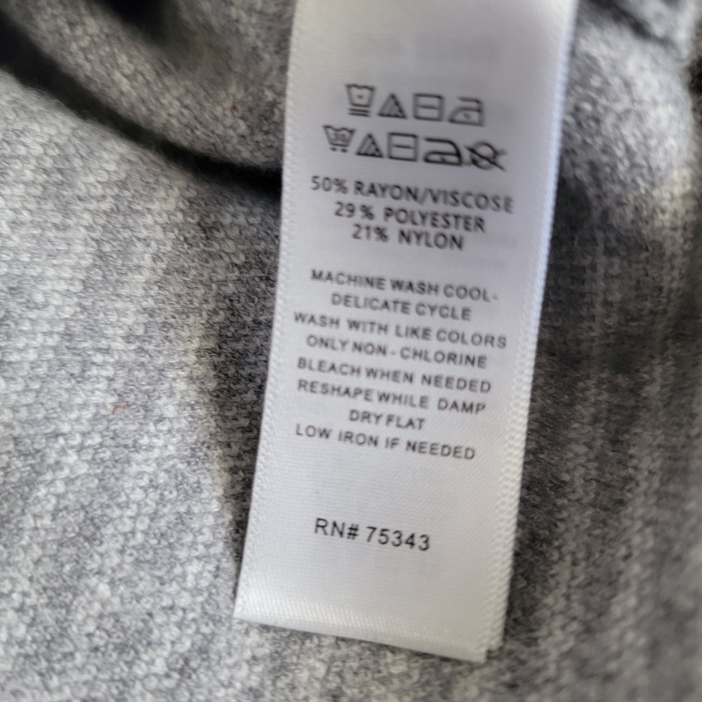 2/$20 Cynthia Rowley Striped Mick Neck Sweater S - Picture 12 of 13